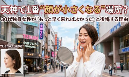 天神で1番“顔が小さくなる”場所？30代独身女性が「もっと早く来ればよかった」と後悔する理由